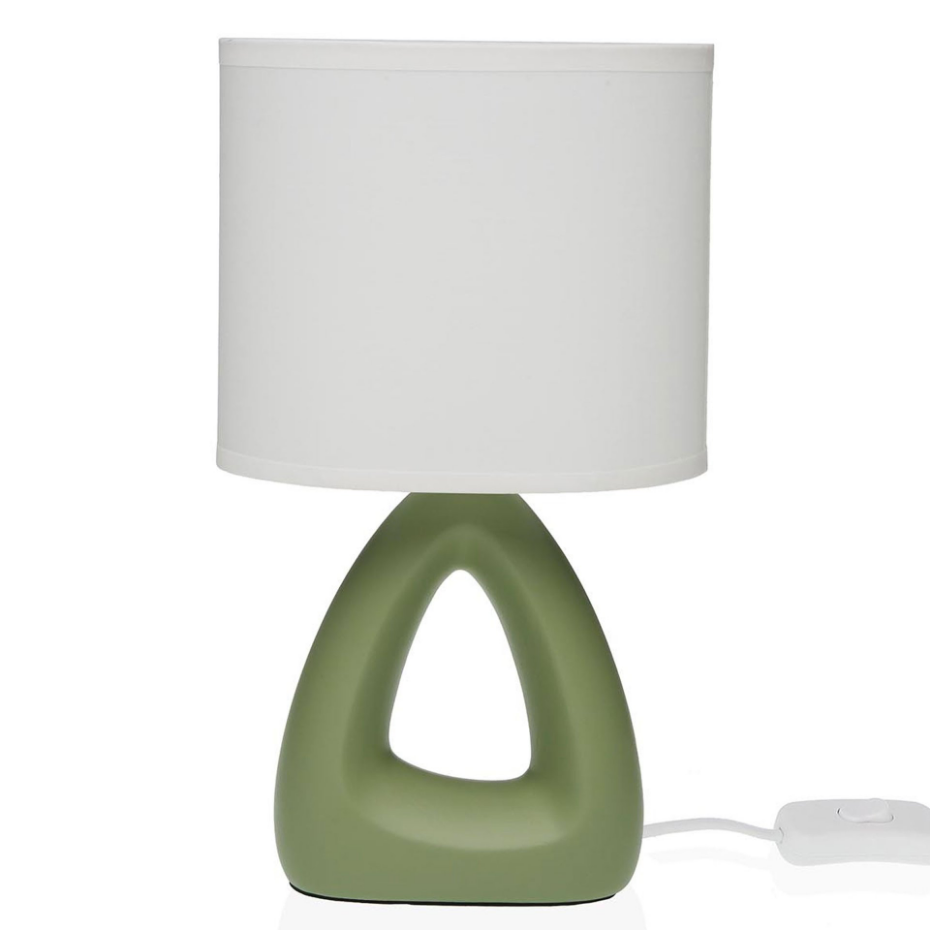Lampe à poser en céramique verte 17x10x30cm