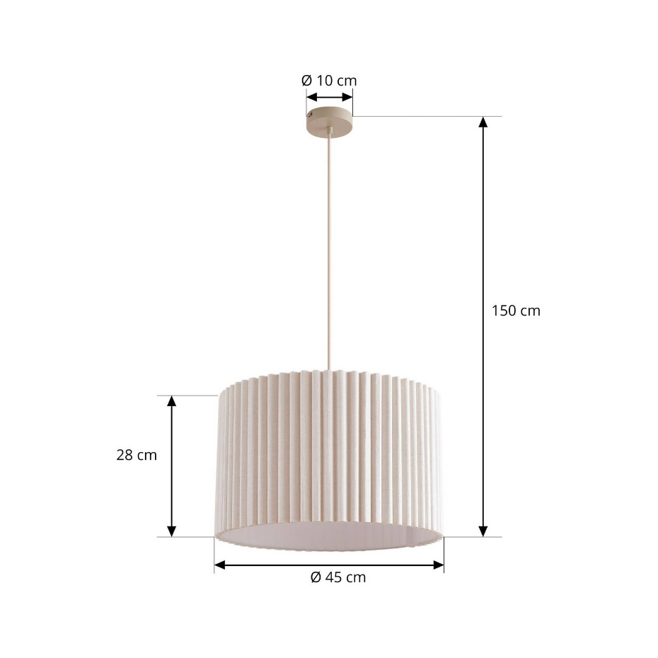 Suspension en textile scandinave, Libbie