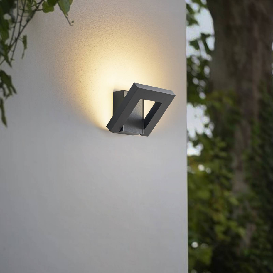 Applique extérieure en aluminium moderneLED