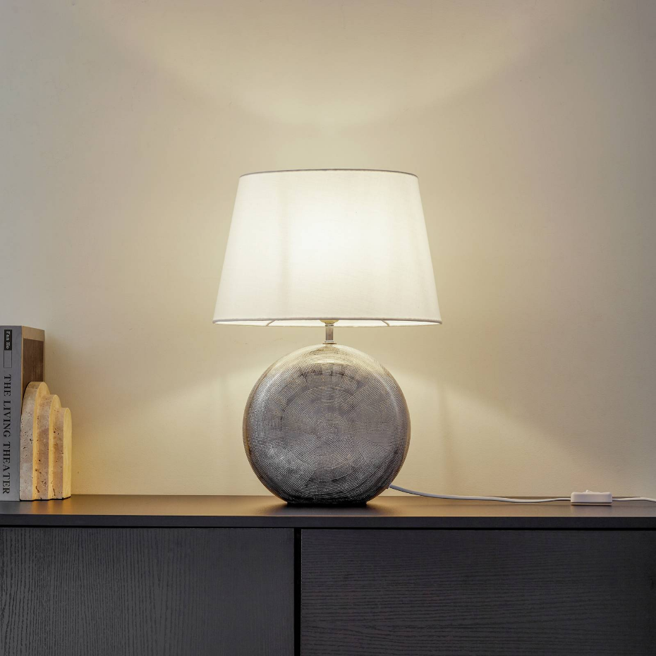 Lampe à poser en textile, Florentino