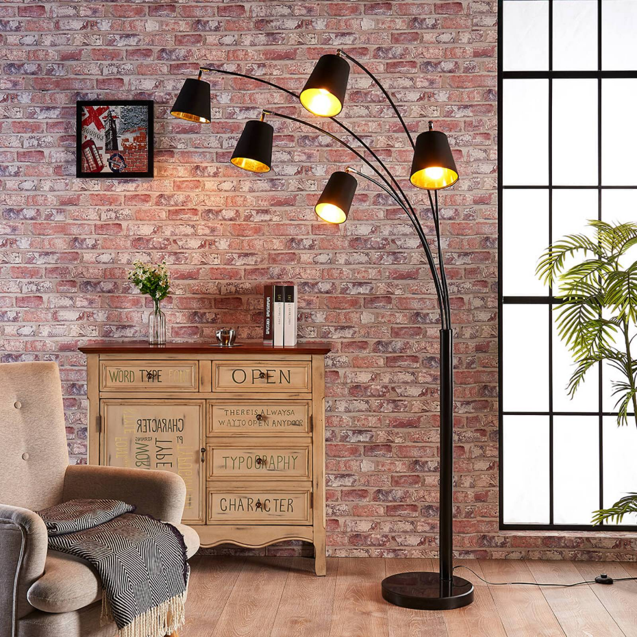 Lampadaire en textile moderne, Tinne