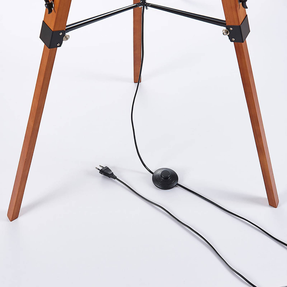 Lampadaire en bois industriel, Hilma