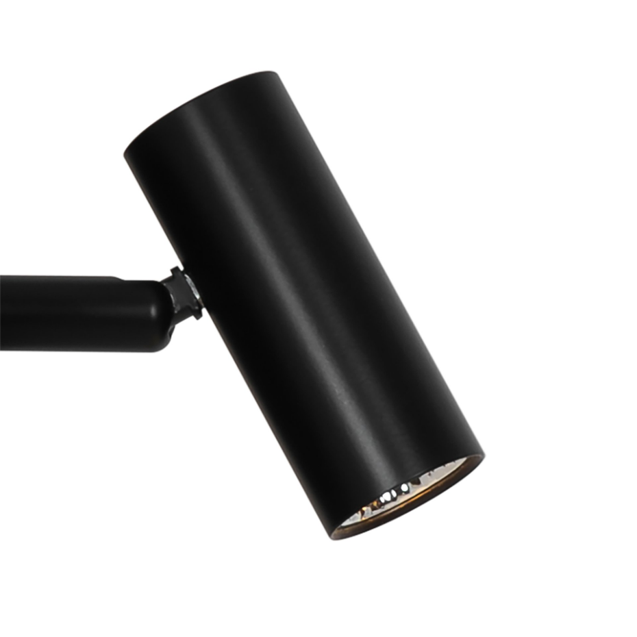 Applique murale Omari Round  Métal Noir ,  H. 12 - IP20 - LEDModule /  Nordlux Intérieur