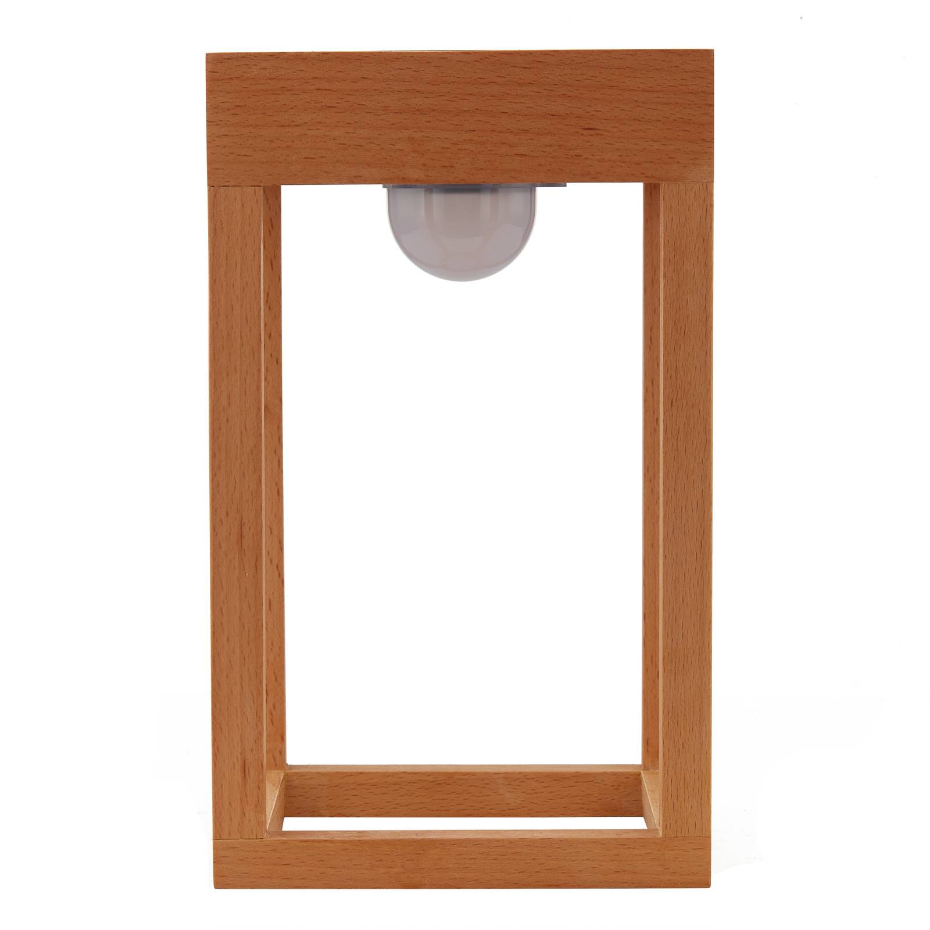 Lampe solaire extérieur en boisLED, Peransa