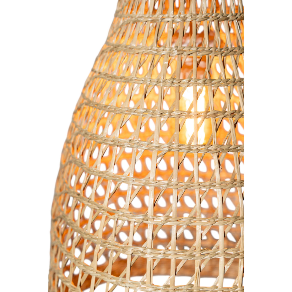 Suspension en bambou forme organique