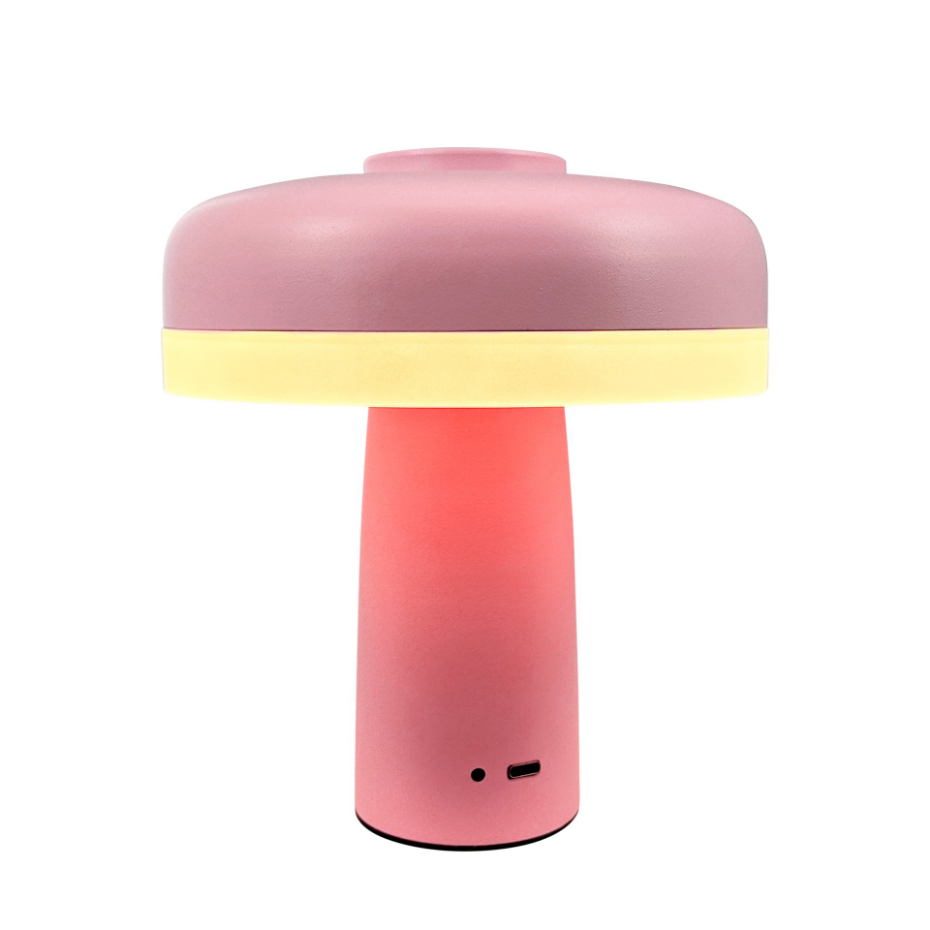 Lampe à poser LED Porter rose