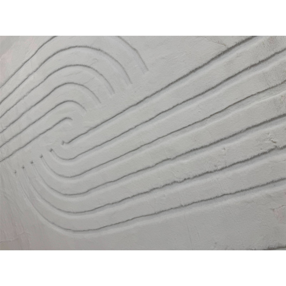 Tapis en polyester rectangulaire alaska