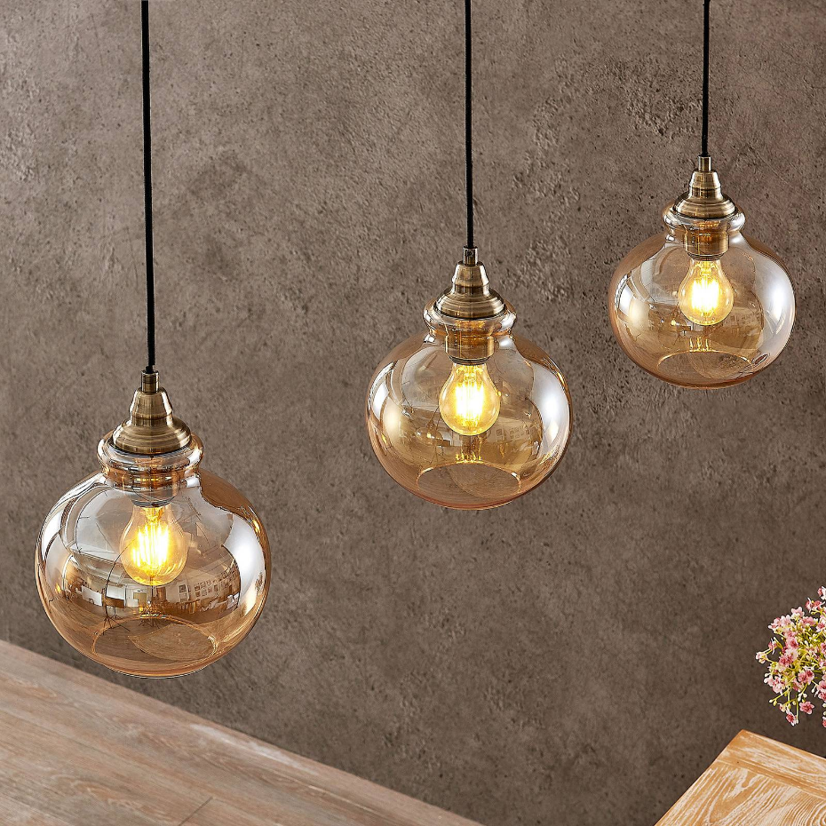 Suspension en verre vintage, Tymoni