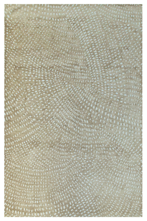 Tapis de salon moderne tissé plat PRETO