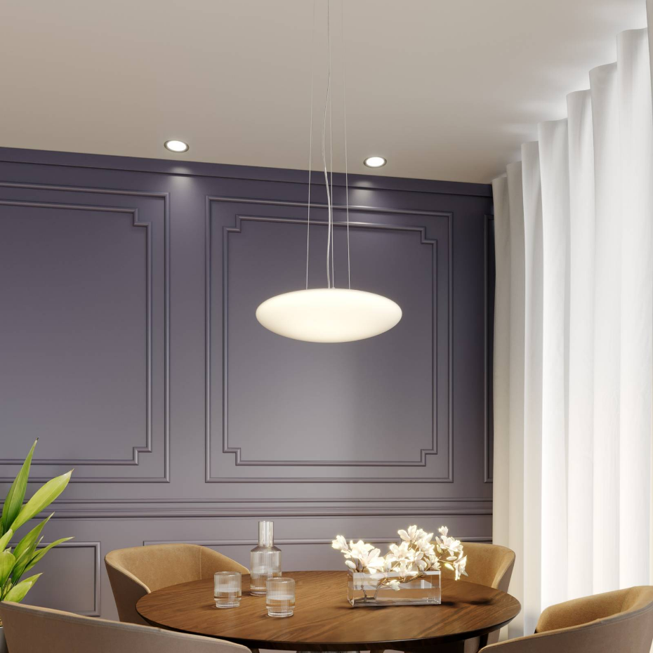 Suspension en verre moderneLED, Gunda