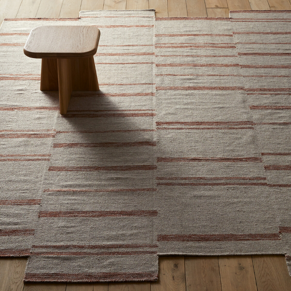 Tapis XL en laine, tissé main, Abriel
