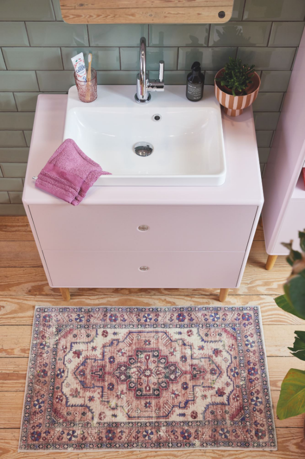 Tapis de bain Oriental Bath imprimé polyester