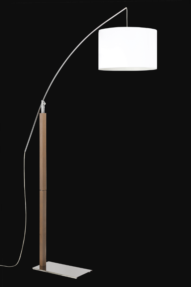 Lampadaire en chêne verni RAINBOW