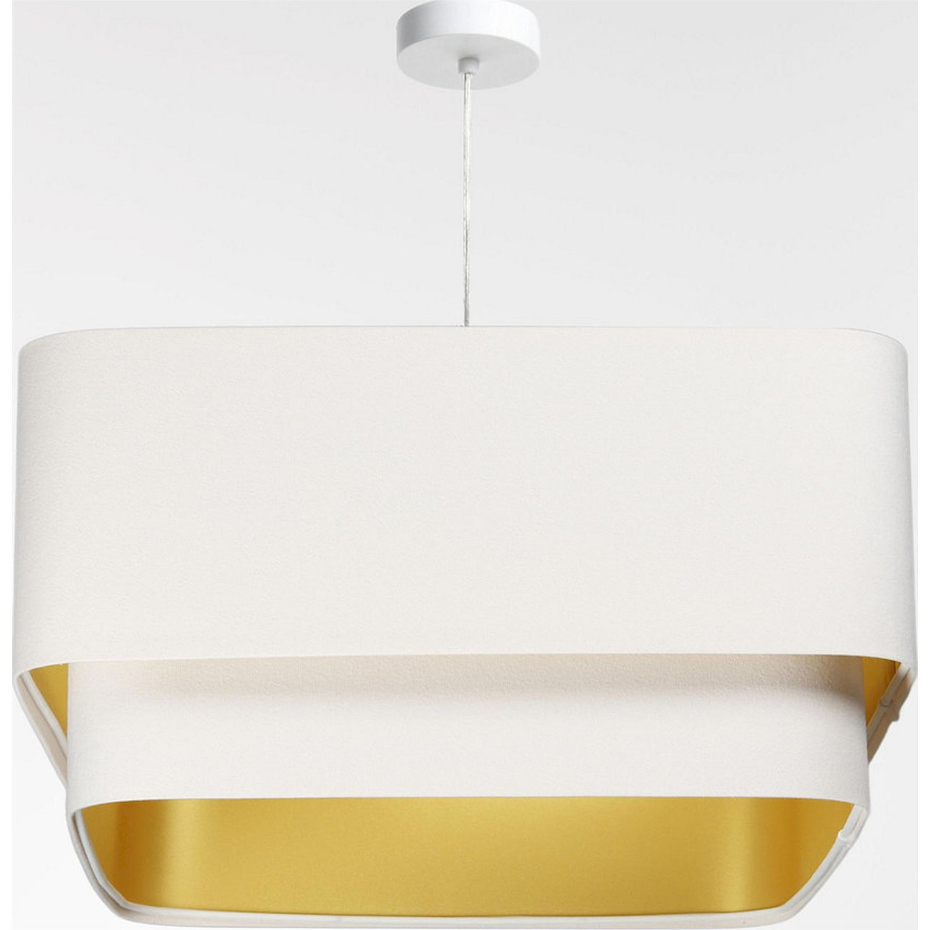 Suspension en velours et PVC Kwadro Duo