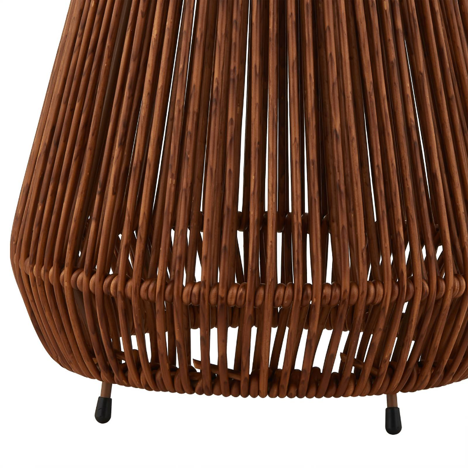 Lampe solaire extérieur en boisLED, Amaria