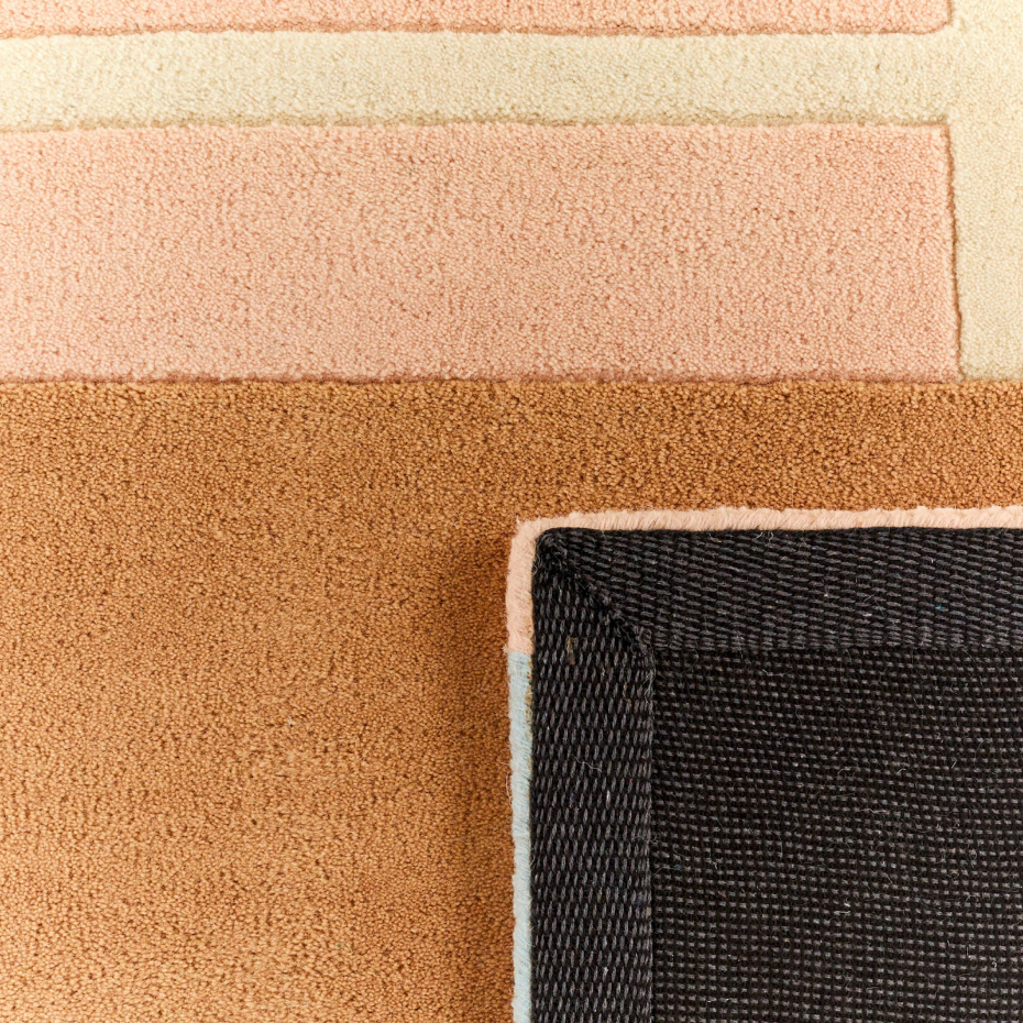 Tapis fait main en laine et coton Pantone