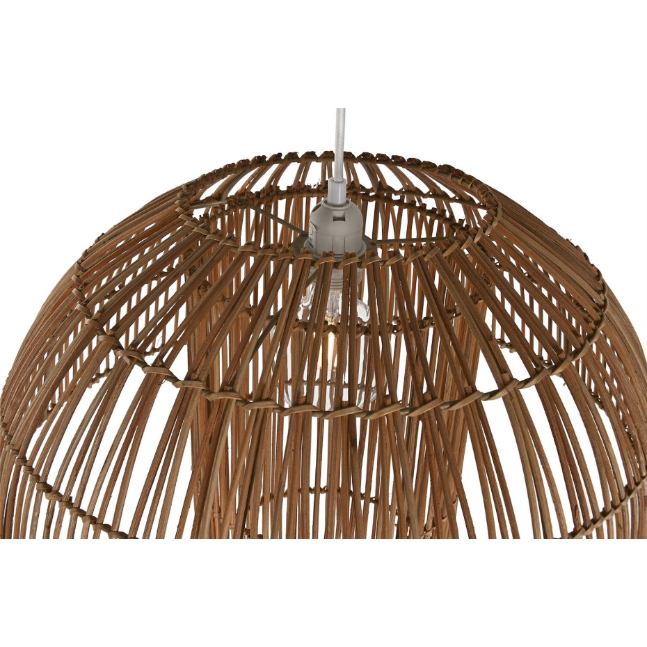 Suspension en rotin forme champignon Urban
