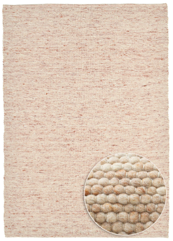 Tapis réversible en laine foulée tissé à la main aux couleurs vives - Alpen