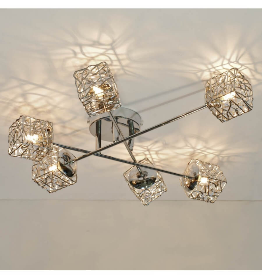 Plafonnier design 6 branches - APHYSE