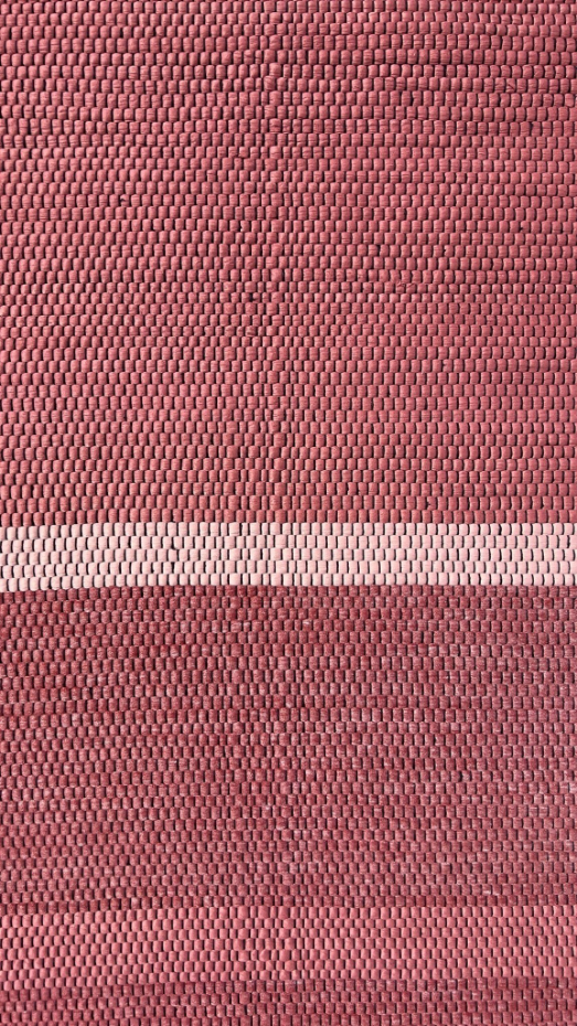 Tapis en fibres recyclées tissé à la main LEONOR