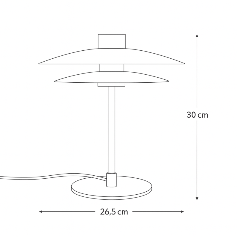 Lampe design en métal vintage, WUBBO