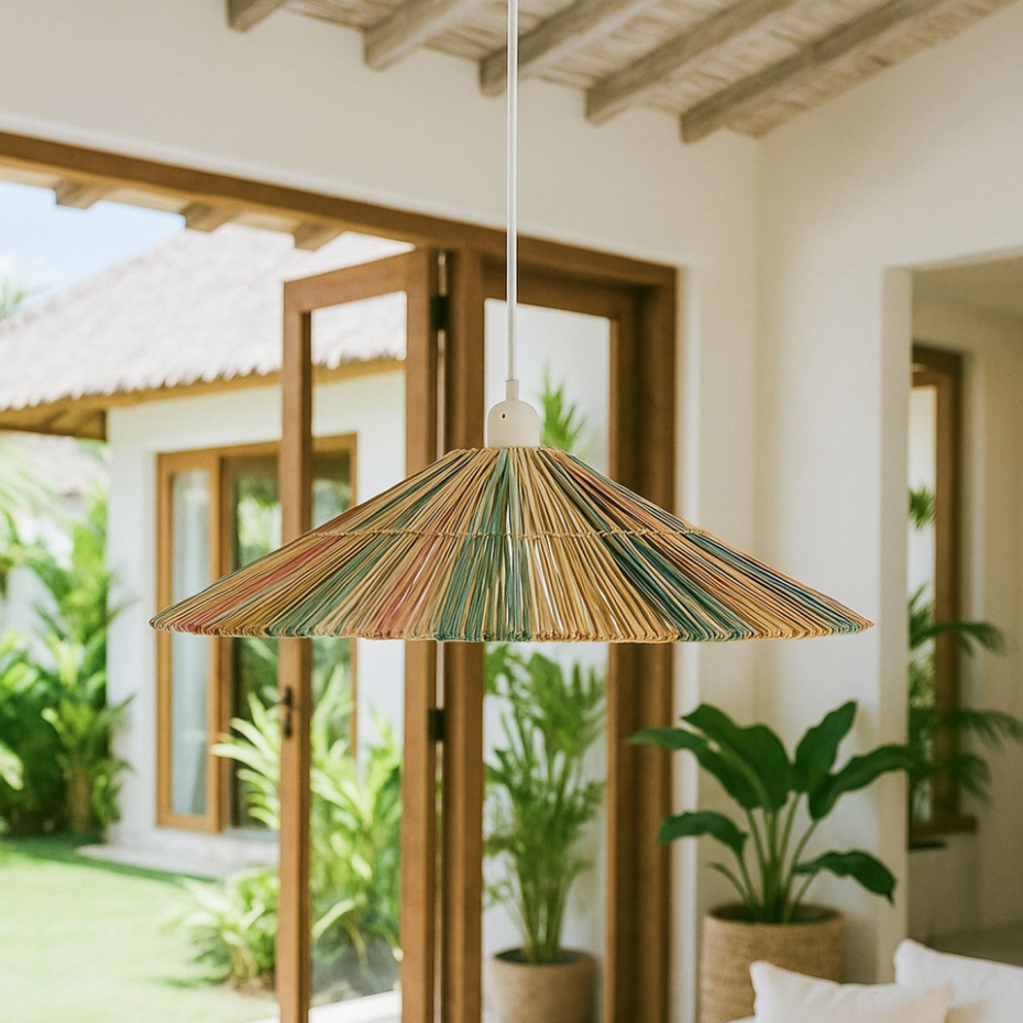 Suspension en raphia, JOLO