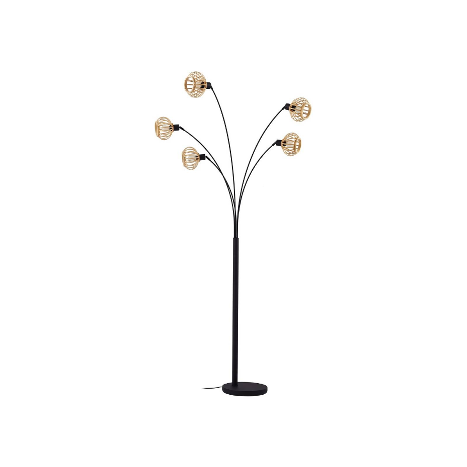 Lampadaire en bambou traditionnel, Lielle