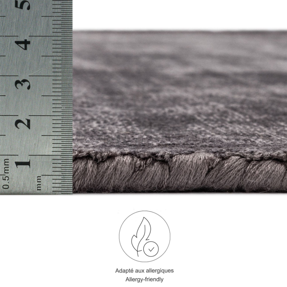 Tapis en viscose brillant tissé main - Star