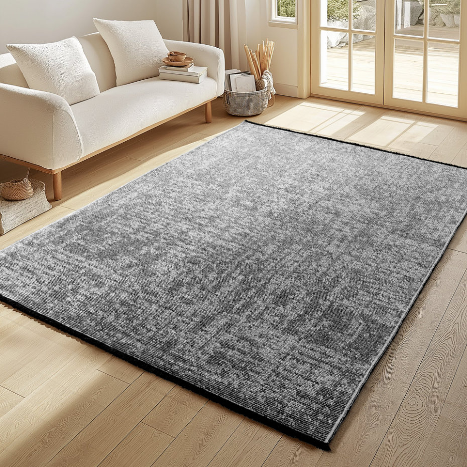 Tapis en coton à poils ras MIRA