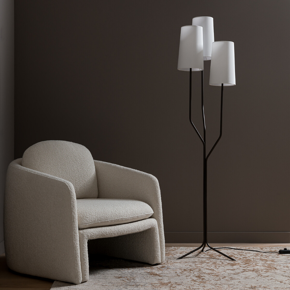 Lampadaire 3 abats-jours, Kynthos