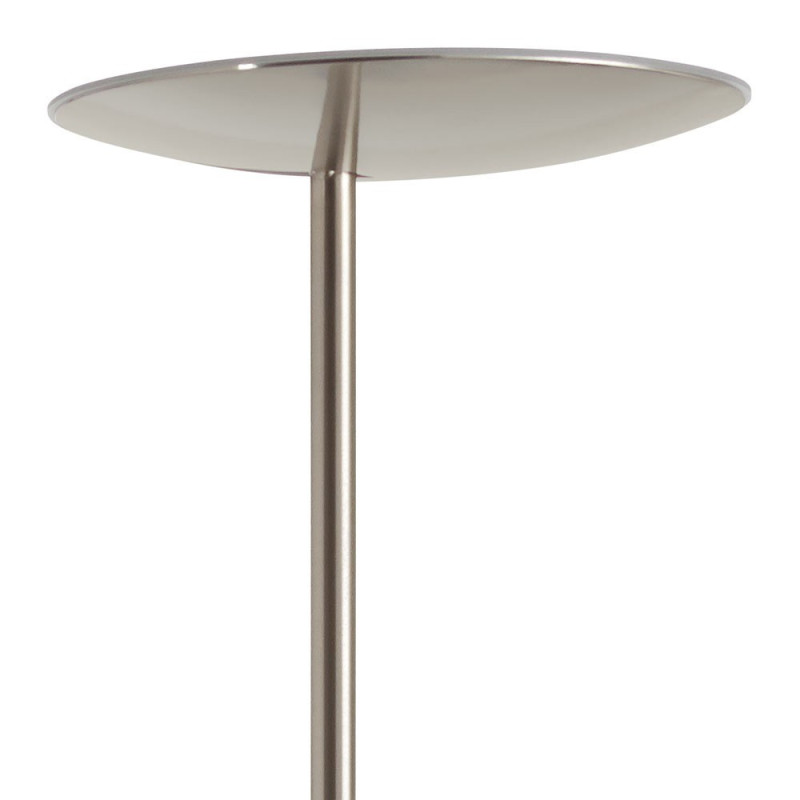 Lampadaire Avec Liseuse Et Cct Solis Chrome Mat