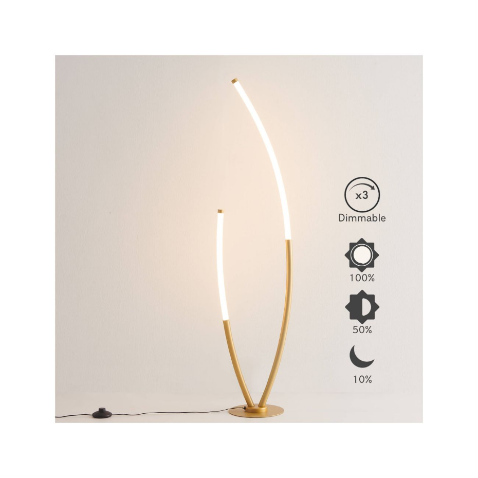 Lampadaire design avec LED intégrée - MOA