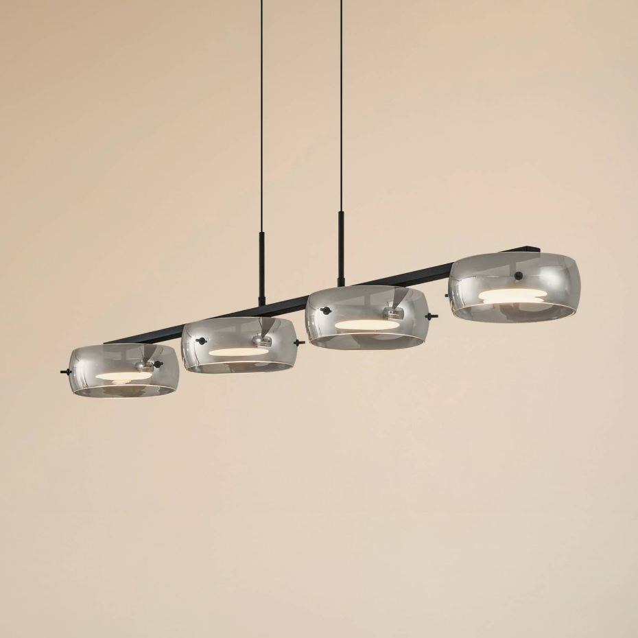 Suspension en verre moderneLED, Martis