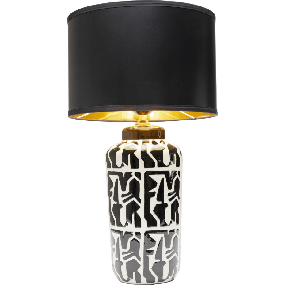 Lampe Artistico noire et blanche