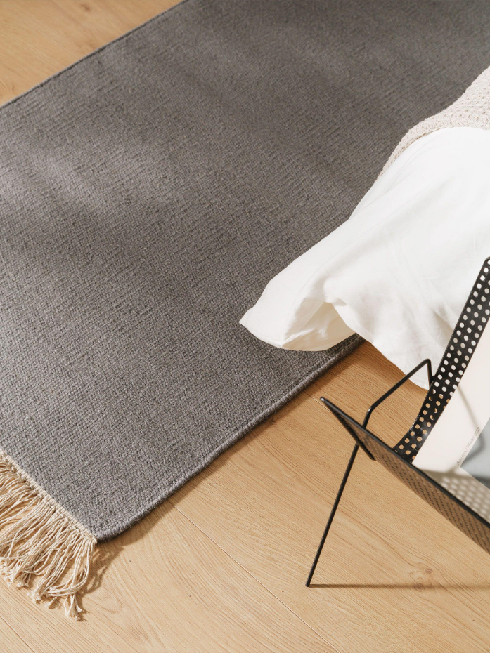 Tapis de couloir en laine tissé main LIV