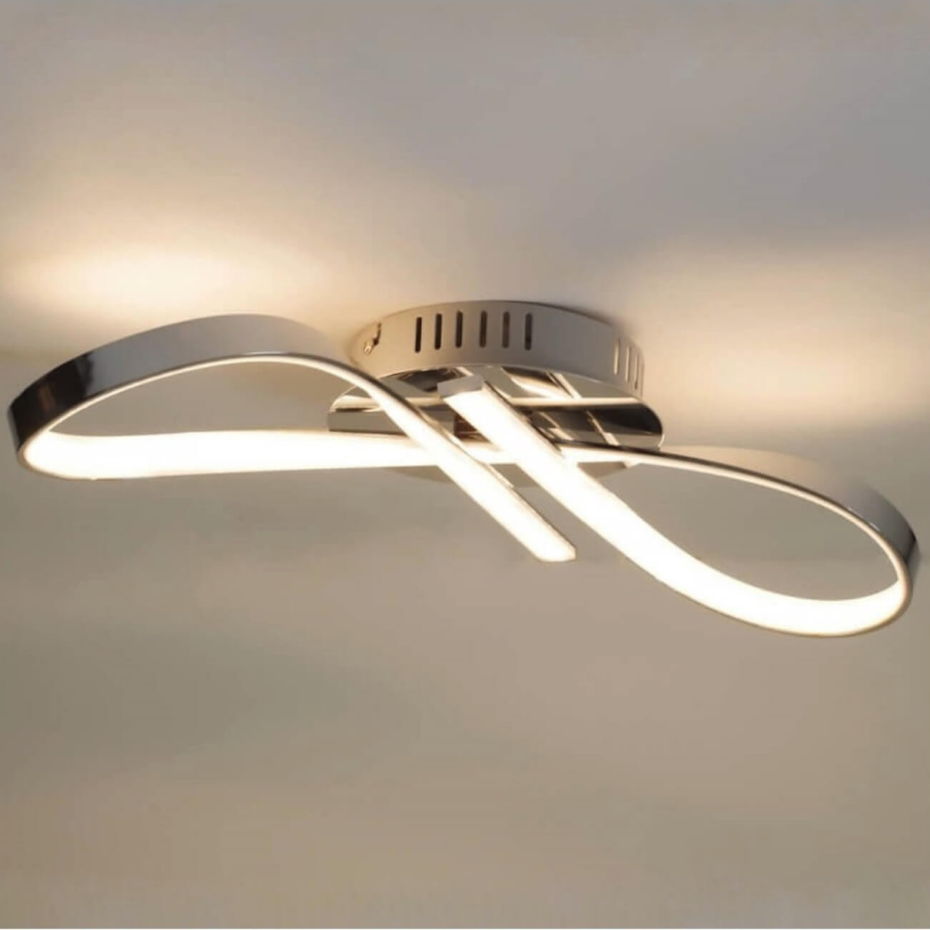 Plafonnier LED design ruban infini - ACHT