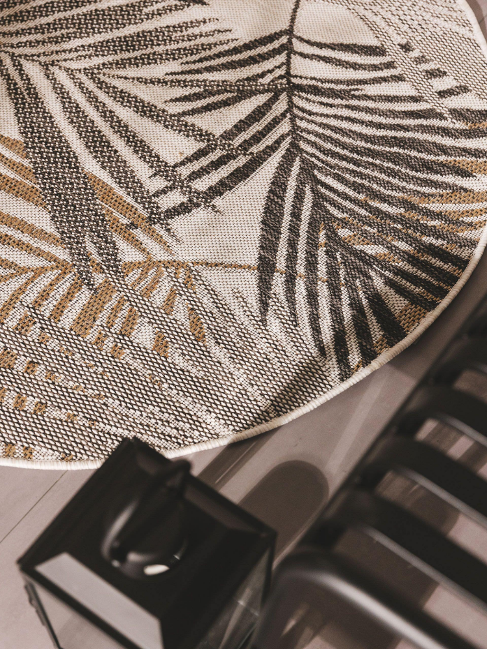 Tapis d'extérieur & intérieur rond CLEO