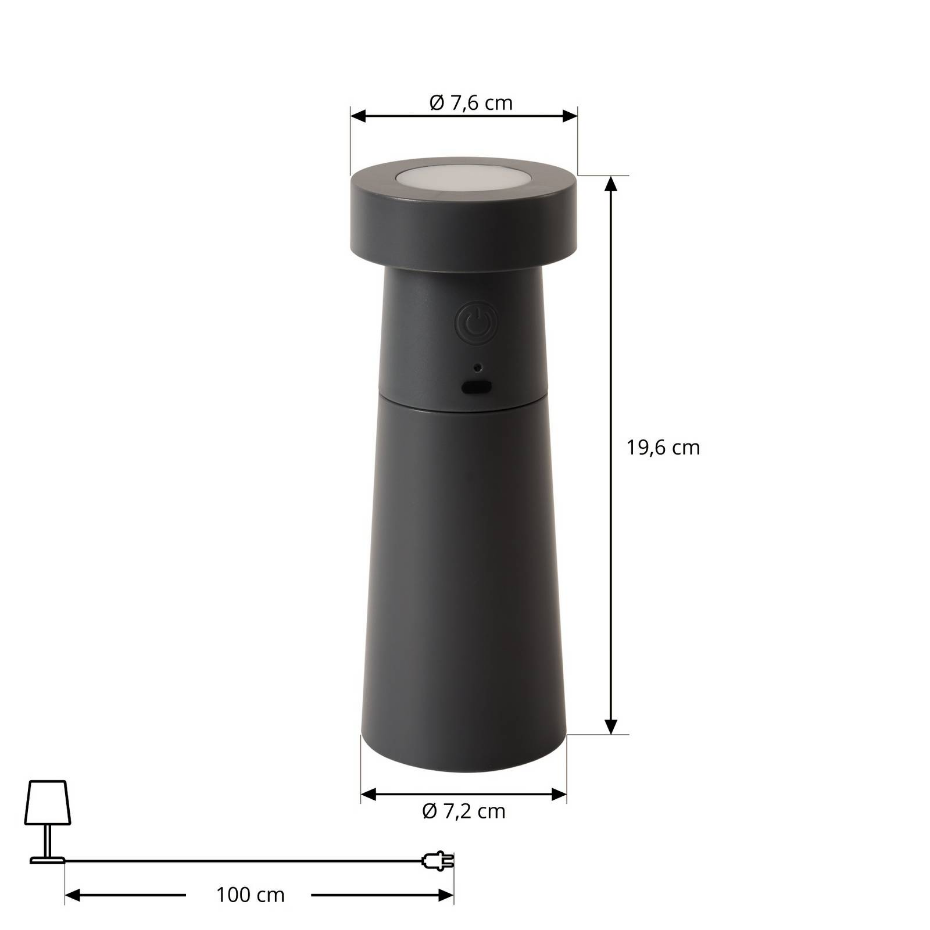 Lampe à poser  moderneLED, Pepper