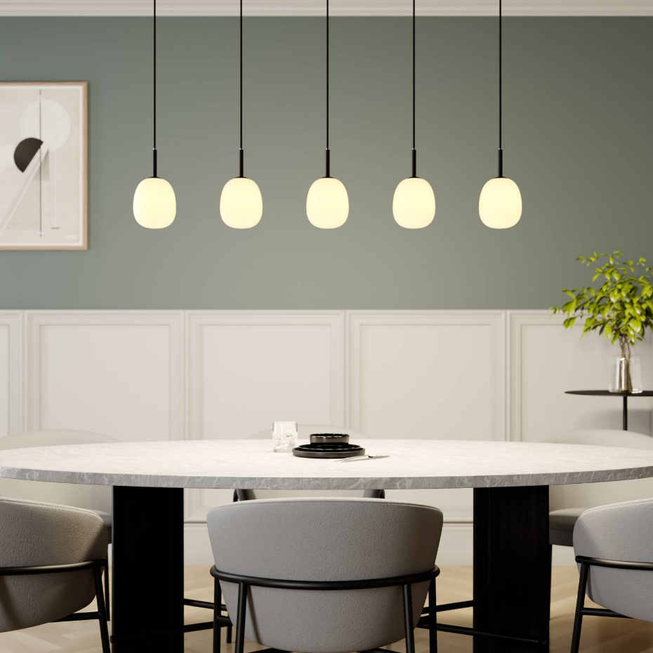 Suspension en verre moderne, Etiena