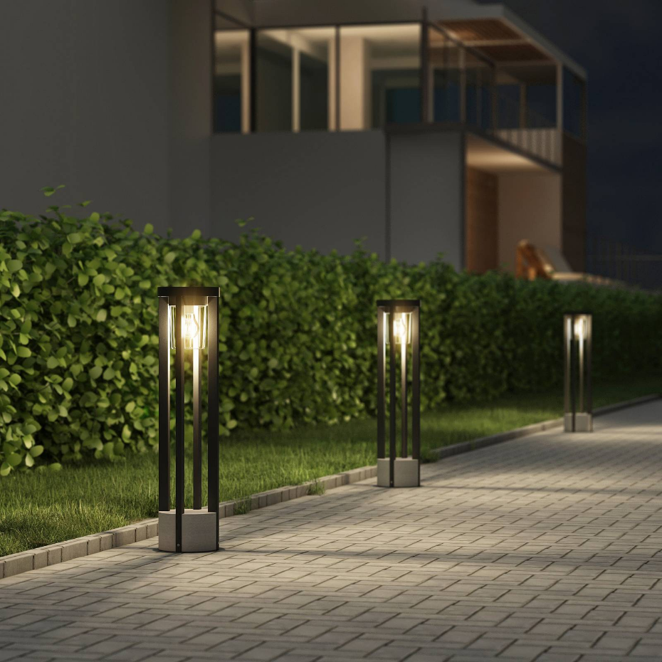 Luminaire extérieur en aluminium moderne