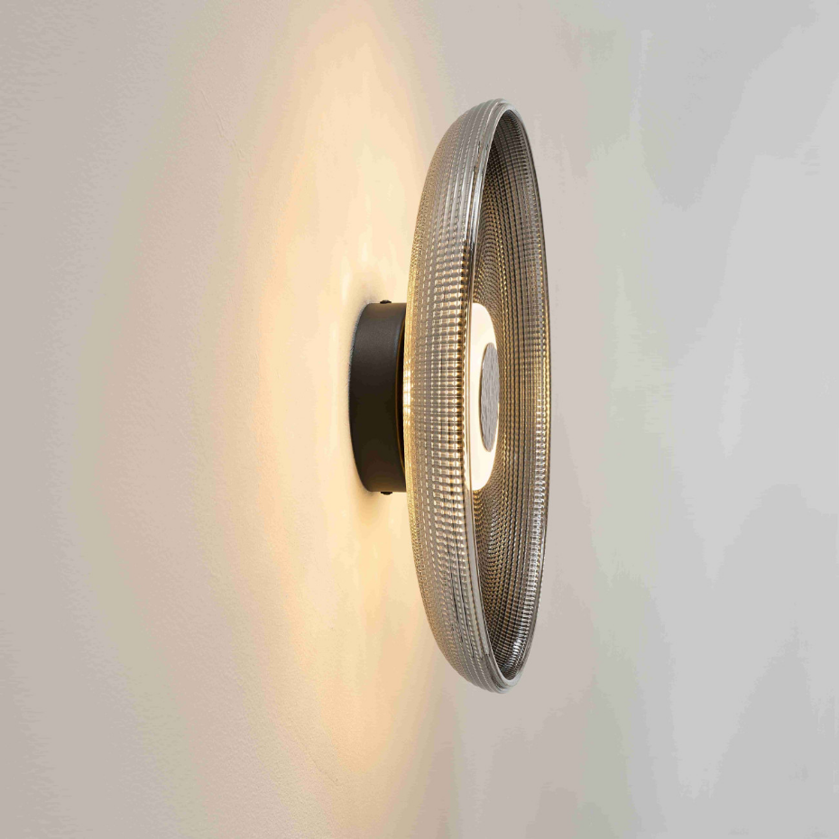 Plafonnier LED verre texturé - OSSARA