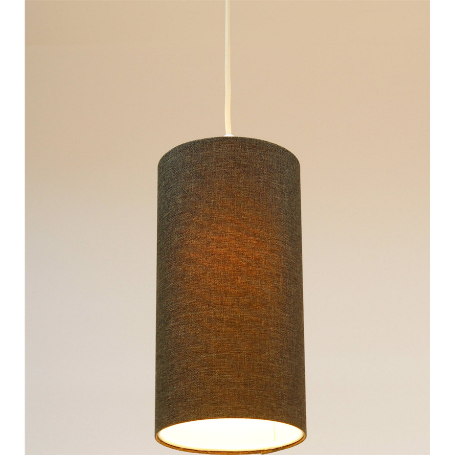 Suspension en lin rond Boho Elegant