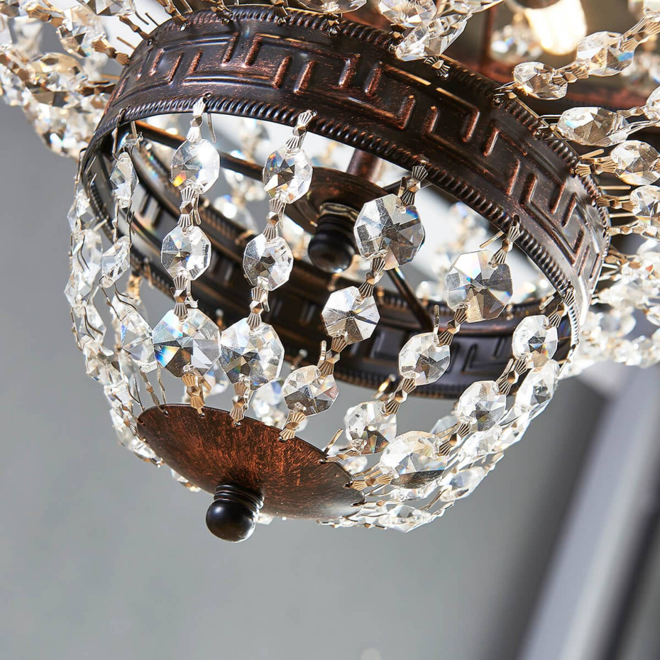 Suspension en cristal antique, Jorve