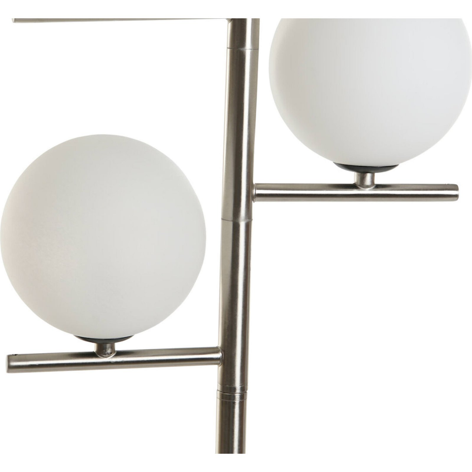 Lampadaire rond en marbre et verre Moderno