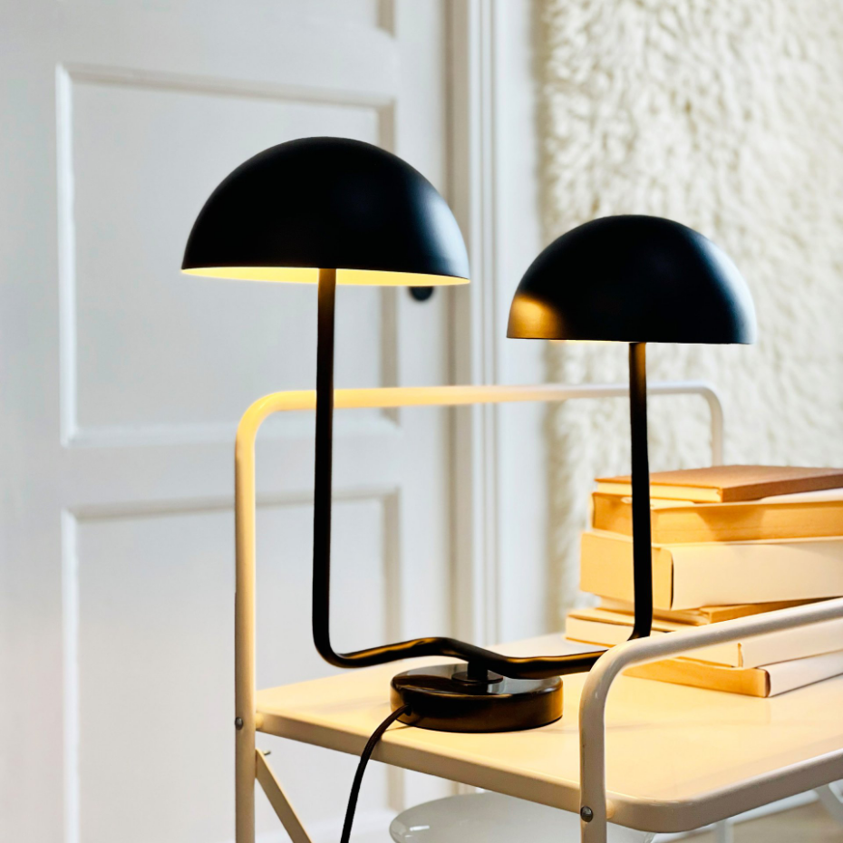 Lampe à poser en Métal Noir Cluster