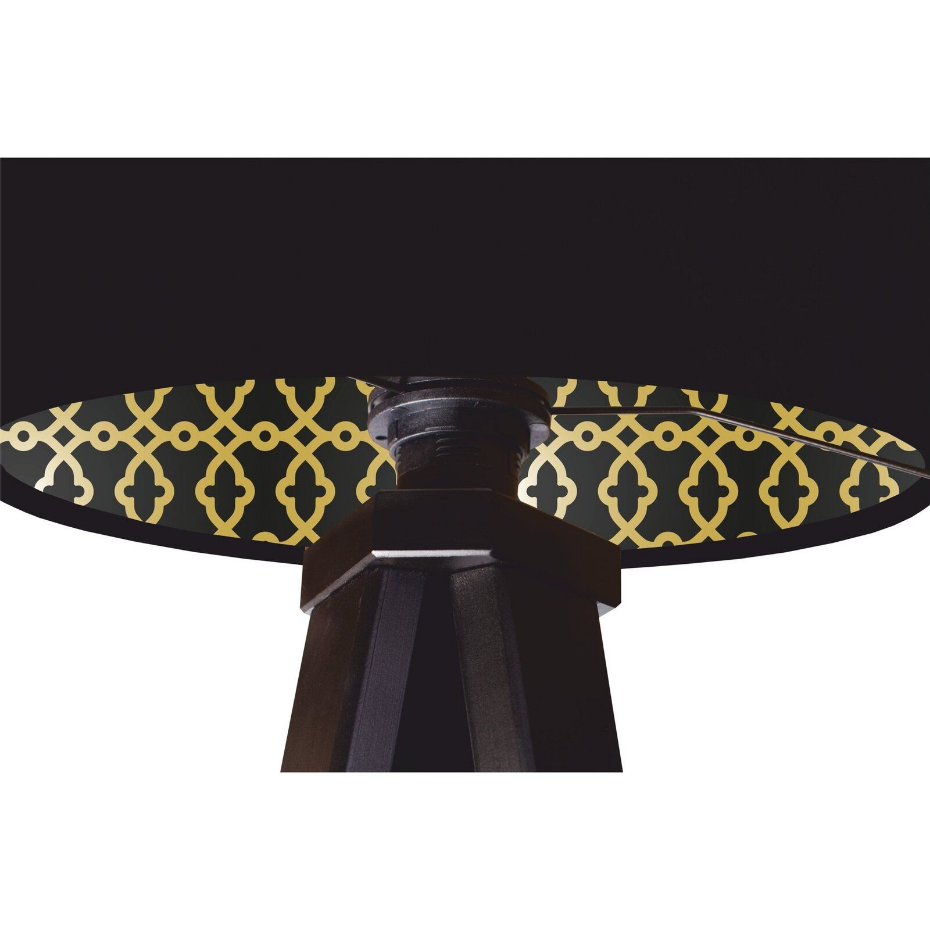 Lampe de chevet en bois et PVC intérieur décoratif Glamour