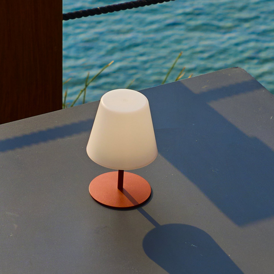 Lampe de table TWINS Terracotta H16cm