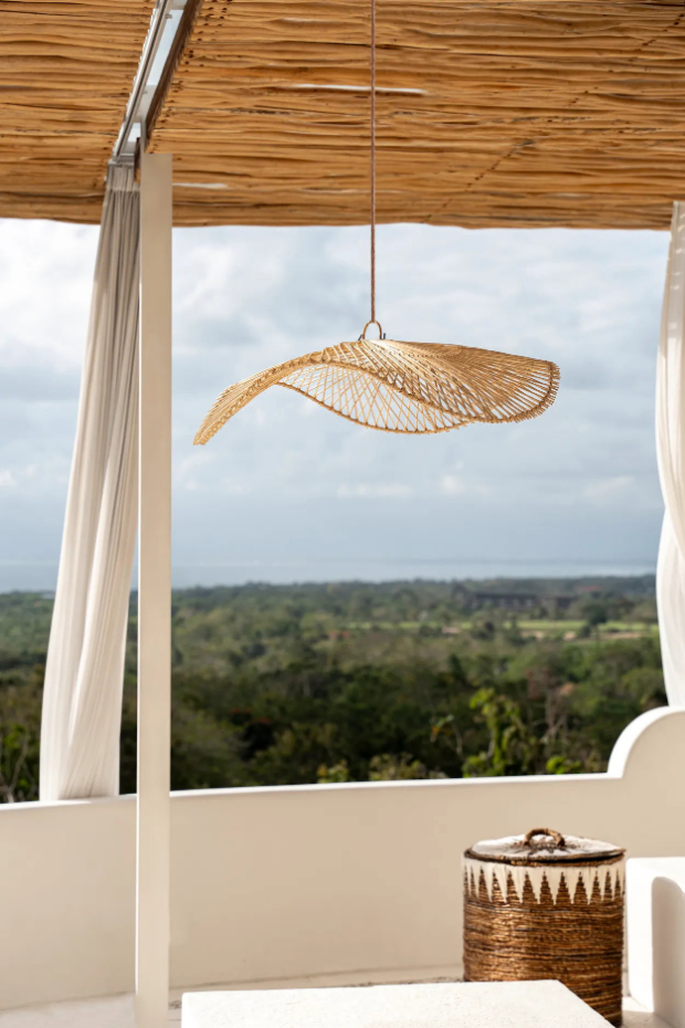 Suspension en rotin CHAPEAU