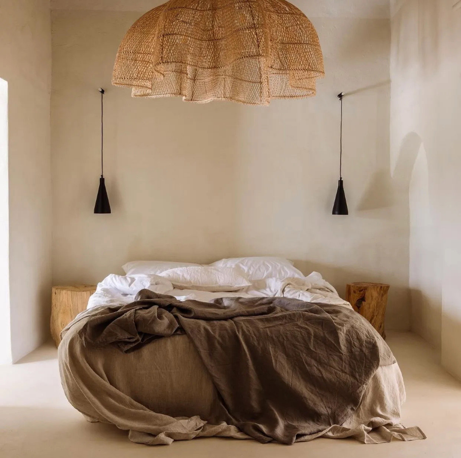 Suspension en rotin WHIPPED