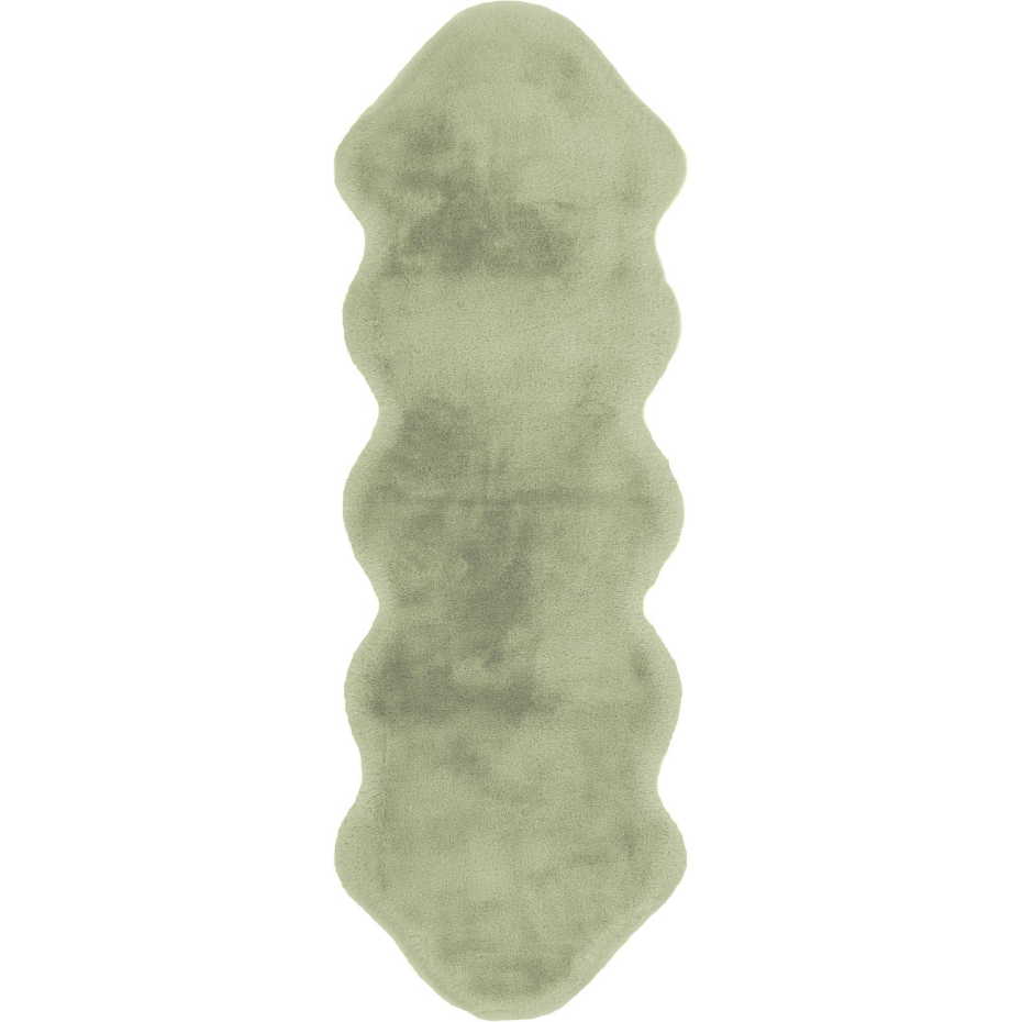 Tapis organique en polyester effet lapin